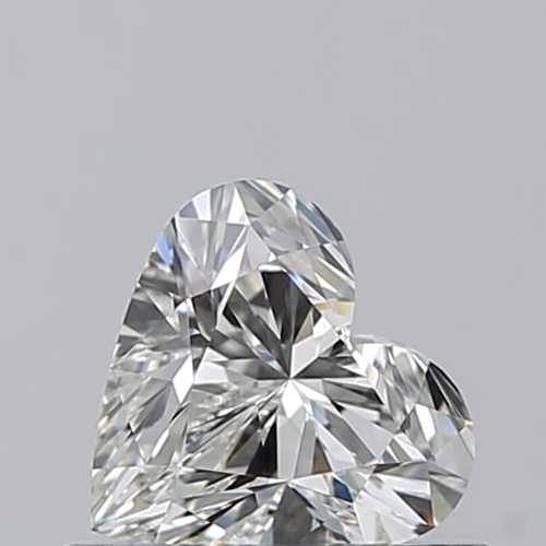0.5 carat H-VVS1 Natūralus Heart Deimantas (1)