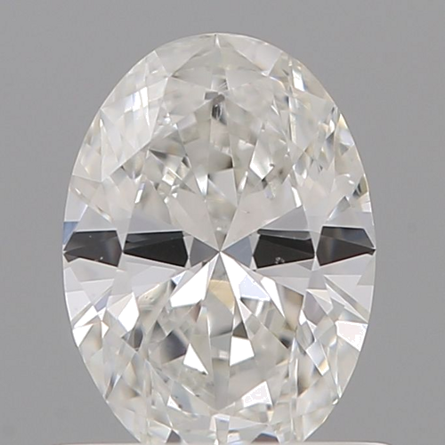 0.59 carat F-SI1 Natūralus Oval Deimantas (1)