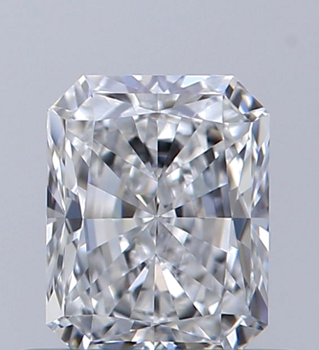 0.53 carat E-VVS1 Natūralus Radiant Deimantas (1)