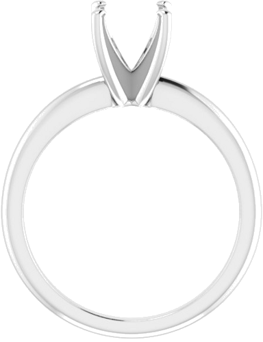 Sužadėtuvių Žiedas „Solitaire“ 585 Baltojo Aukso Asscher 6mm (2)