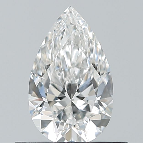 0.5 carat F-VS1 Natūralus Pear Deimantas (1)