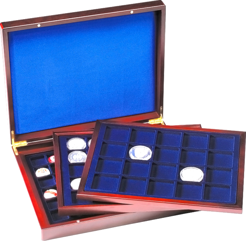 Box for 30, 39, 48 mm coins Volterra Trio de Luxe (1)
