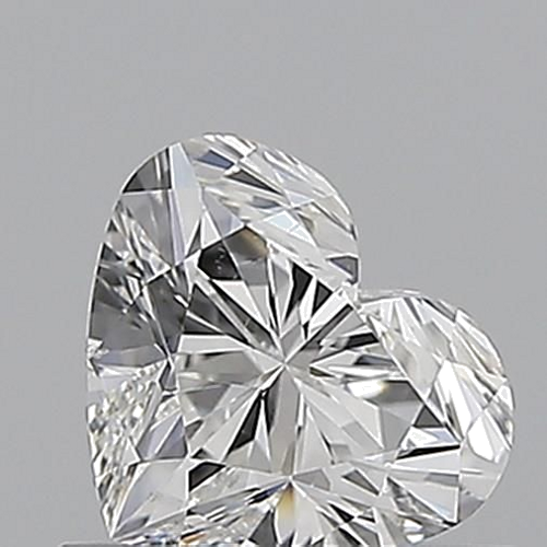 0.6 carat E-SI1 Natūralus Heart Deimantas (1)