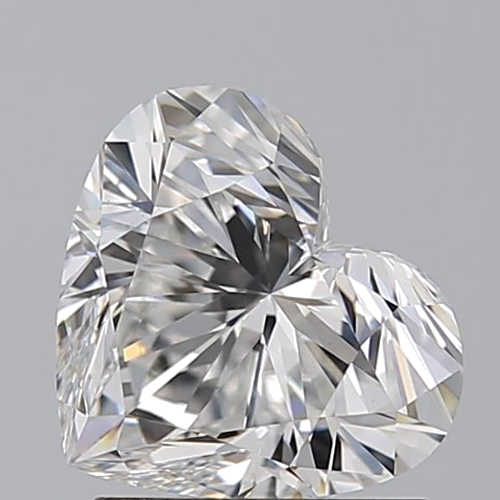 1.5 carat F-VS1 Natūralus Heart Deimantas (1)