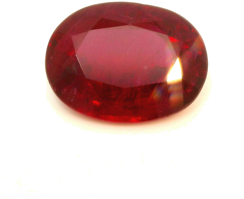 4.42 carat RED Oval Rubinas (1)