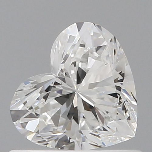 0.54 carat E-VVS1 Natūralus Heart Deimantas (1)