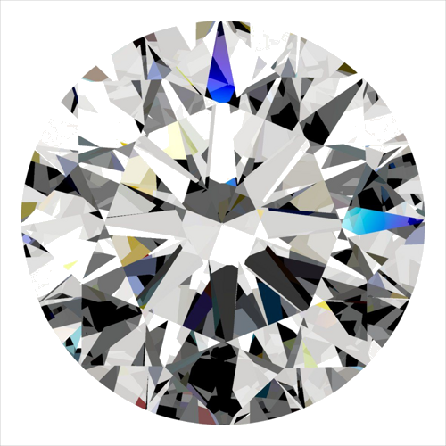 0.31 carat E-VS2 Excellent cut Natūralus Round Deimantas (1)