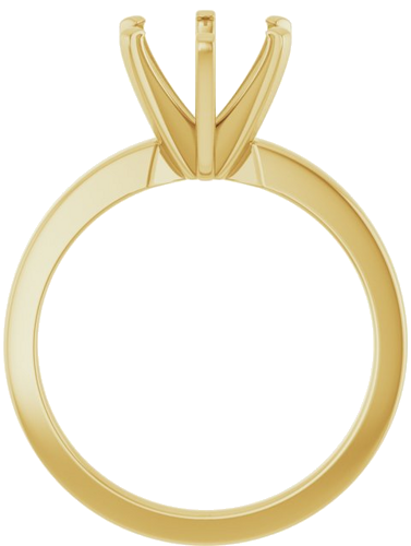 Sužadėtuvių Žiedas „Solitaire“ 14k yellow gold Round 8.2mm (2)