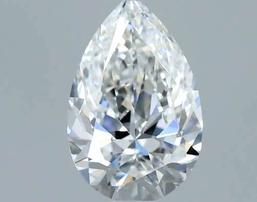 0.43 carat E-VVS1 Natūralus Pear Deimantas (1)