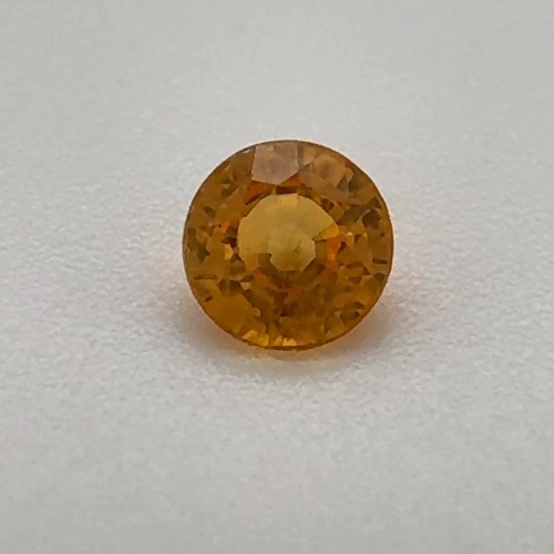 0.44 carat ORANGE Round Safyras (1)