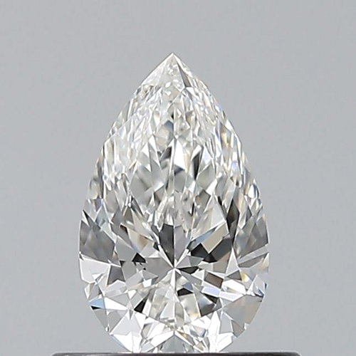 0.52 carat G-VVS2 Natūralus Pear Deimantas (1)