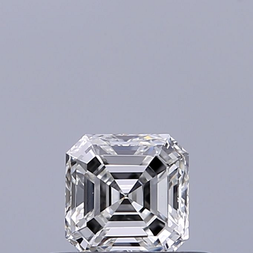 0.35 carat F-VVS1 Natūralus Asscher Deimantas (1)