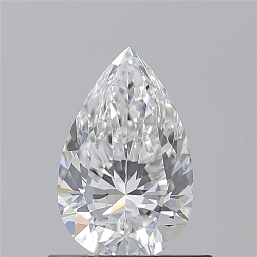 0.7 carat D-VS1 Natūralus Pear Deimantas (1)