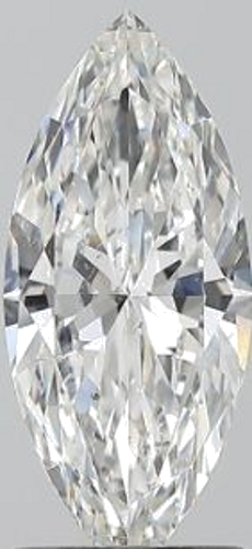 1.51 carat F-SI2 Natūralus Marquise Deimantas (1)