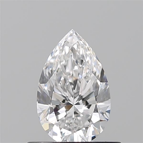 0.52 carat D-VVS1 Natūralus Pear Deimantas (1)