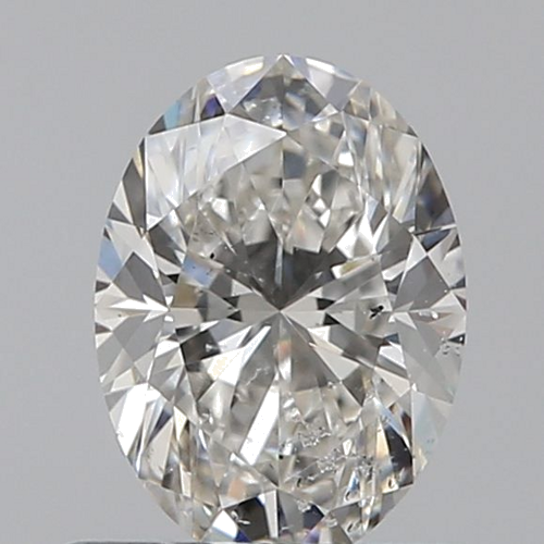 0.61 carat H-SI2 Natūralus Oval Deimantas (1)