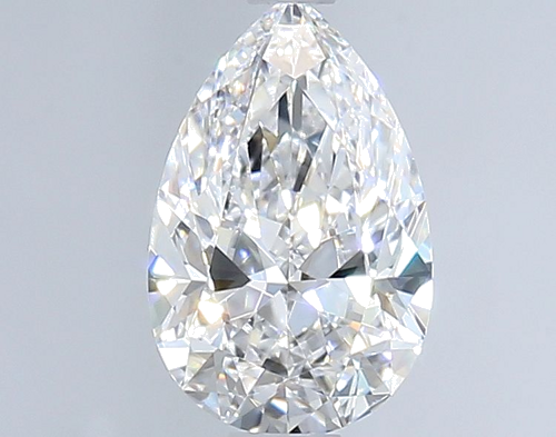 0.9 carat D-VS2 Natūralus Pear Deimantas (1)