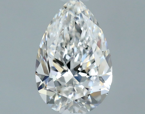 0.5 carat F-VVS1 Natūralus Pear Deimantas (1)