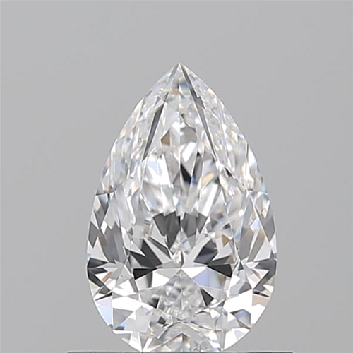 0.7 carat D-VS1 Natūralus Pear Deimantas (1)