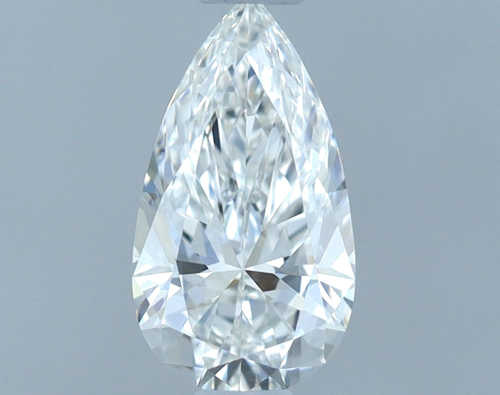 0.56 carat F-VS1 Natūralus Pear Deimantas (1)