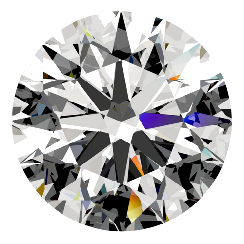 0.4 carat G-VS2 Very Good cut Natūralus Round Deimantas (1)