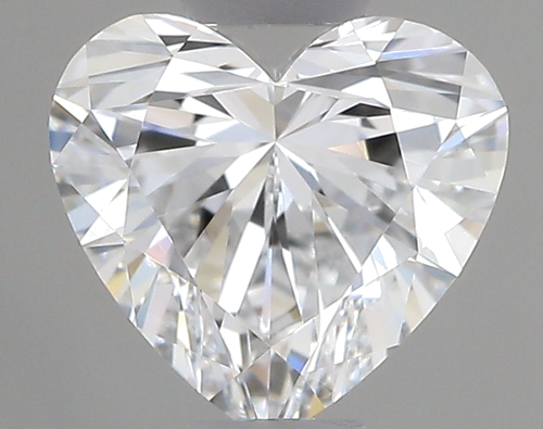 0.5 carat D-VVS2 Natūralus Heart Deimantas (1)