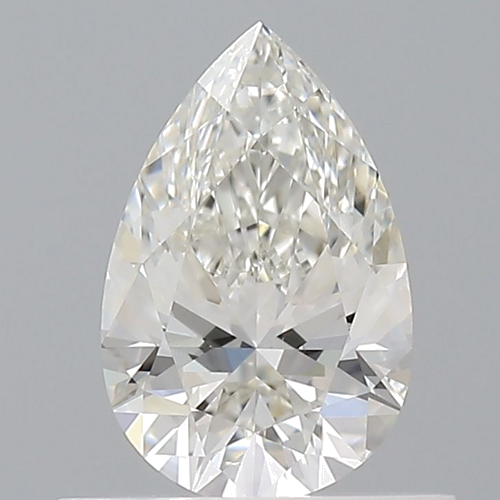 0.54 carat I-VS2 Natūralus Pear Deimantas (1)