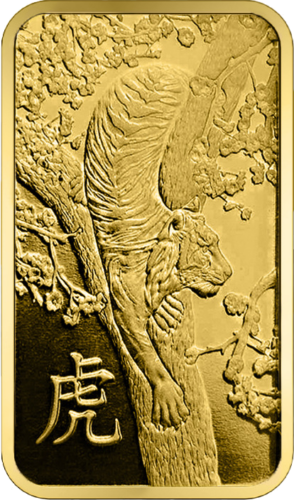 5 g Investment Gold Bar Year of the Tiger PAMP (1)