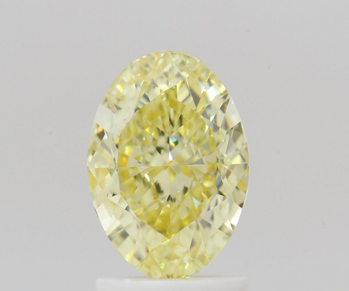 2.0 carat Fancy Yellow-VVS2 Natūralus Oval Deimantas (1)