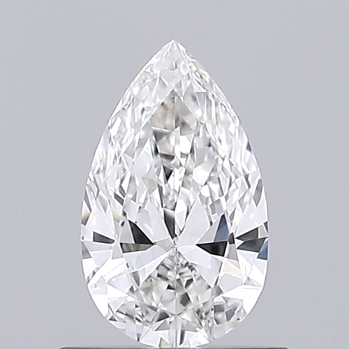 0.5 carat G-VVS2 Natūralus Pear Deimantas (1)