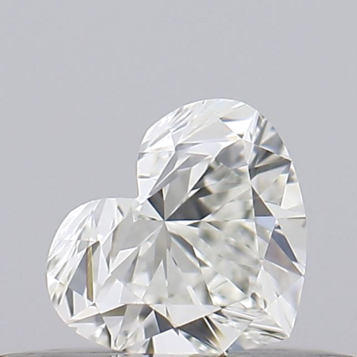 0.26 carat I-VVS2 Natūralus Heart Deimantas (1)