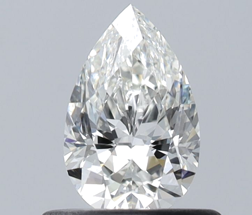 0.5 carat I-VS2 Natūralus Pear Deimantas (1)