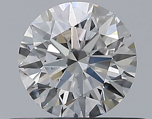 0.5 carat F-SI1 Excellent cut Natūralus Round Deimantas (1)