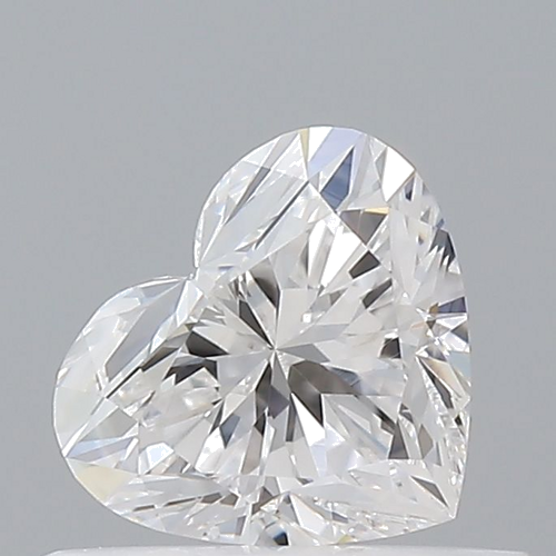0.52 carat E-VVS1 Natūralus Heart Deimantas (1)