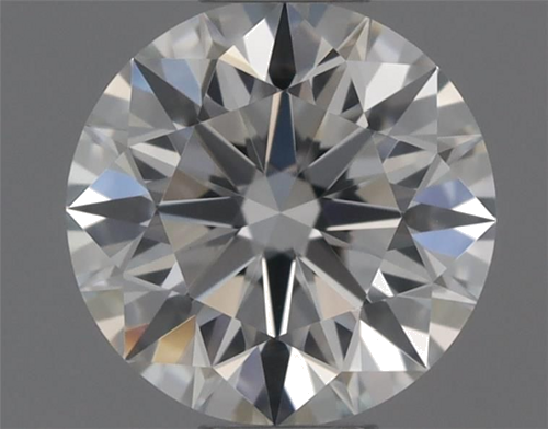 0.42 carat H-VVS2 Excellent cut Natūralus Round Deimantas (1)