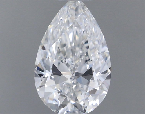 0.47 carat D-VVS2 Natūralus Pear Deimantas (1)