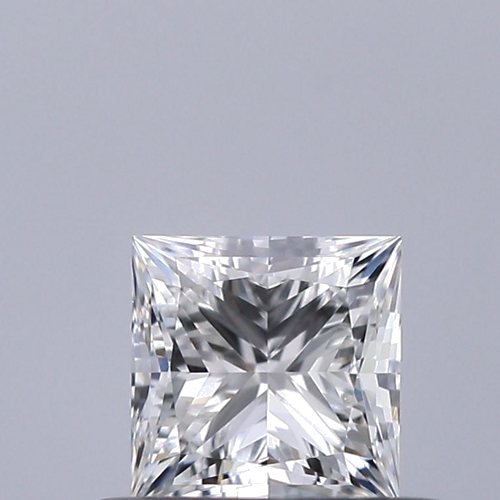 0.43 carat E-VVS2 Natūralus Princess Deimantas (1)