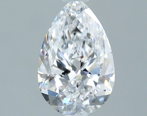 0.7 carat D-VS1 Natūralus Pear Deimantas (1)