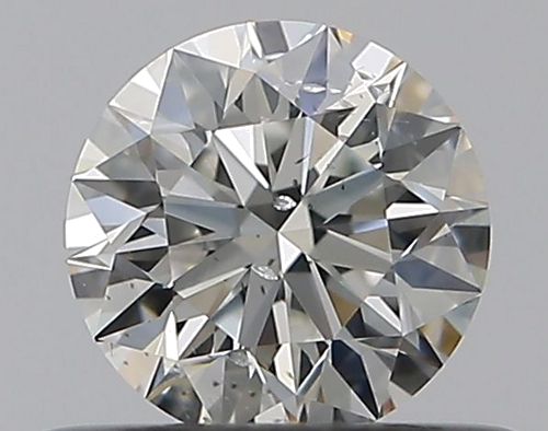 0.42 carat G-SI2 Excellent cut Natūralus Round Deimantas (1)
