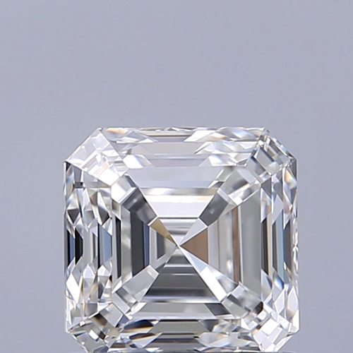 1.0 carat F-VVS1 Natūralus Asscher Deimantas (1)