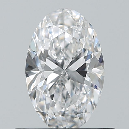 0.6 carat D-VVS2 Natūralus Oval Deimantas (1)