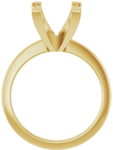 Sužadėtuvių Žiedas 14k yellow gold Square 8mm (2)