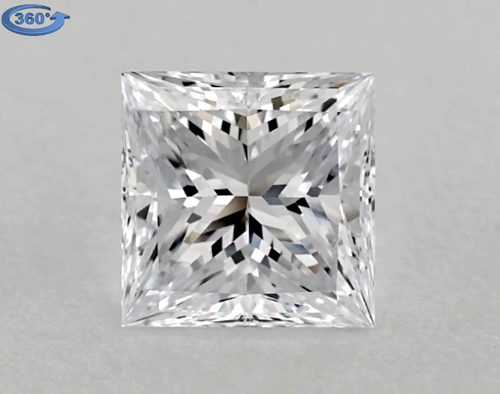 2.01 carat G-VS1 Natūralus Princess Deimantas (1)
