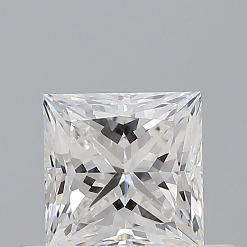 0.5 carat F-SI1 Natūralus Princess Deimantas (1)