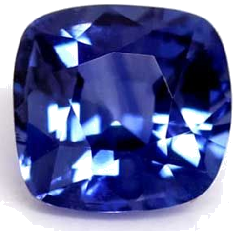 0.63 carat BLUE Cushion Safyras (1)