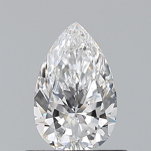 0.6 carat D-VS2 Natūralus Pear Deimantas (1)