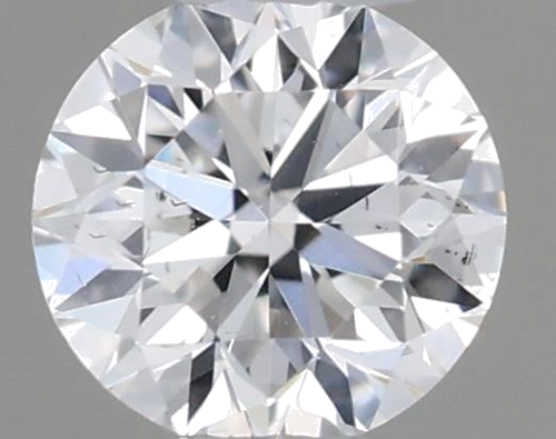 0.18 carat F-SI1 GD cut Natūralus Round Deimantas (1)