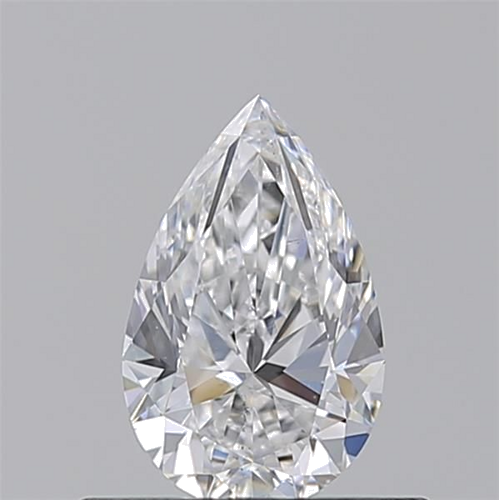 0.5 carat D-SI1 Natūralus Pear Deimantas (1)
