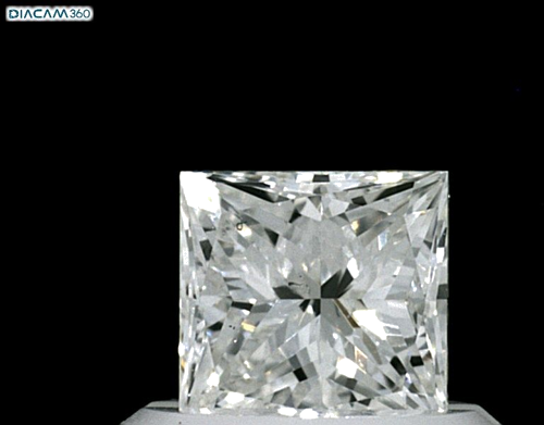 0.58 carat H-SI1 Natūralus Princess Deimantas (1)