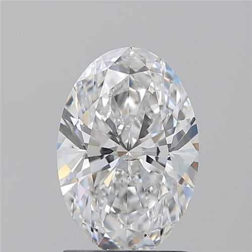 1.71 carat F-SI2 Natūralus Oval Deimantas (1)